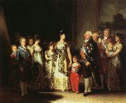 Francisco Goya Portrait of the Family of Charles IV oil painting artist